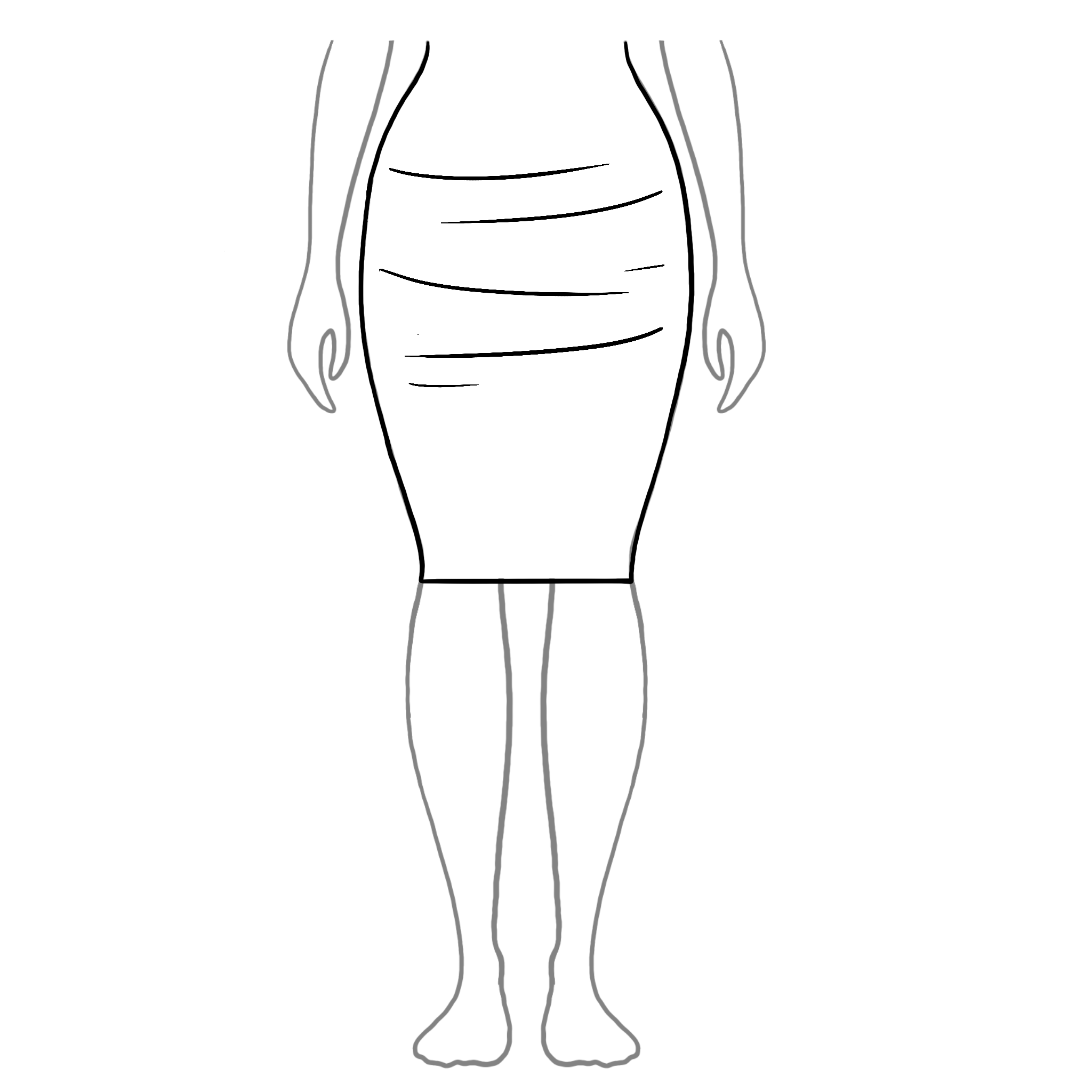 Bodycon Knee Wrinkled.png Bottom